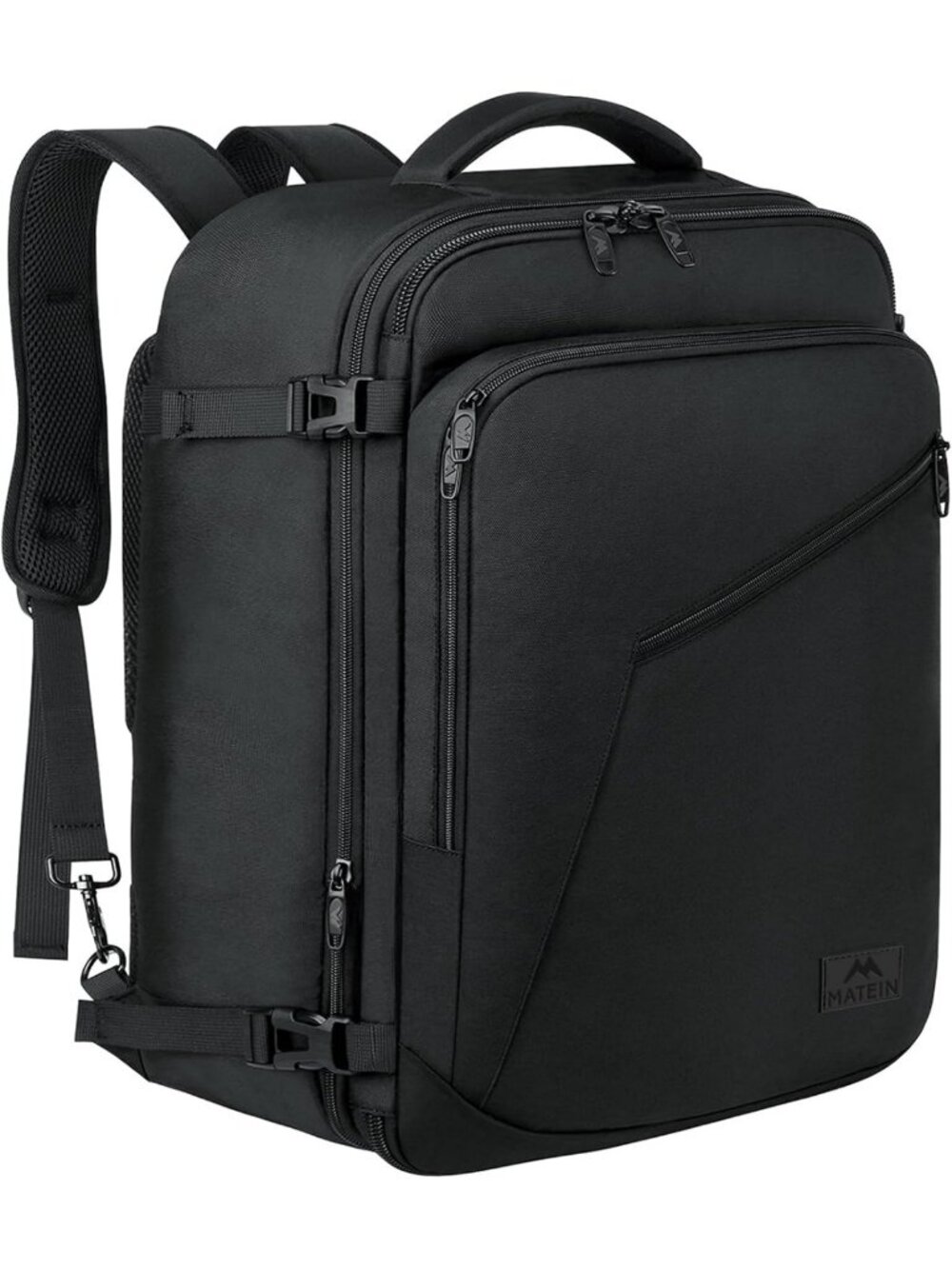 Expandable 45L Travel Backpack - Large Carry-On Bag for Men & Women, Perfect for